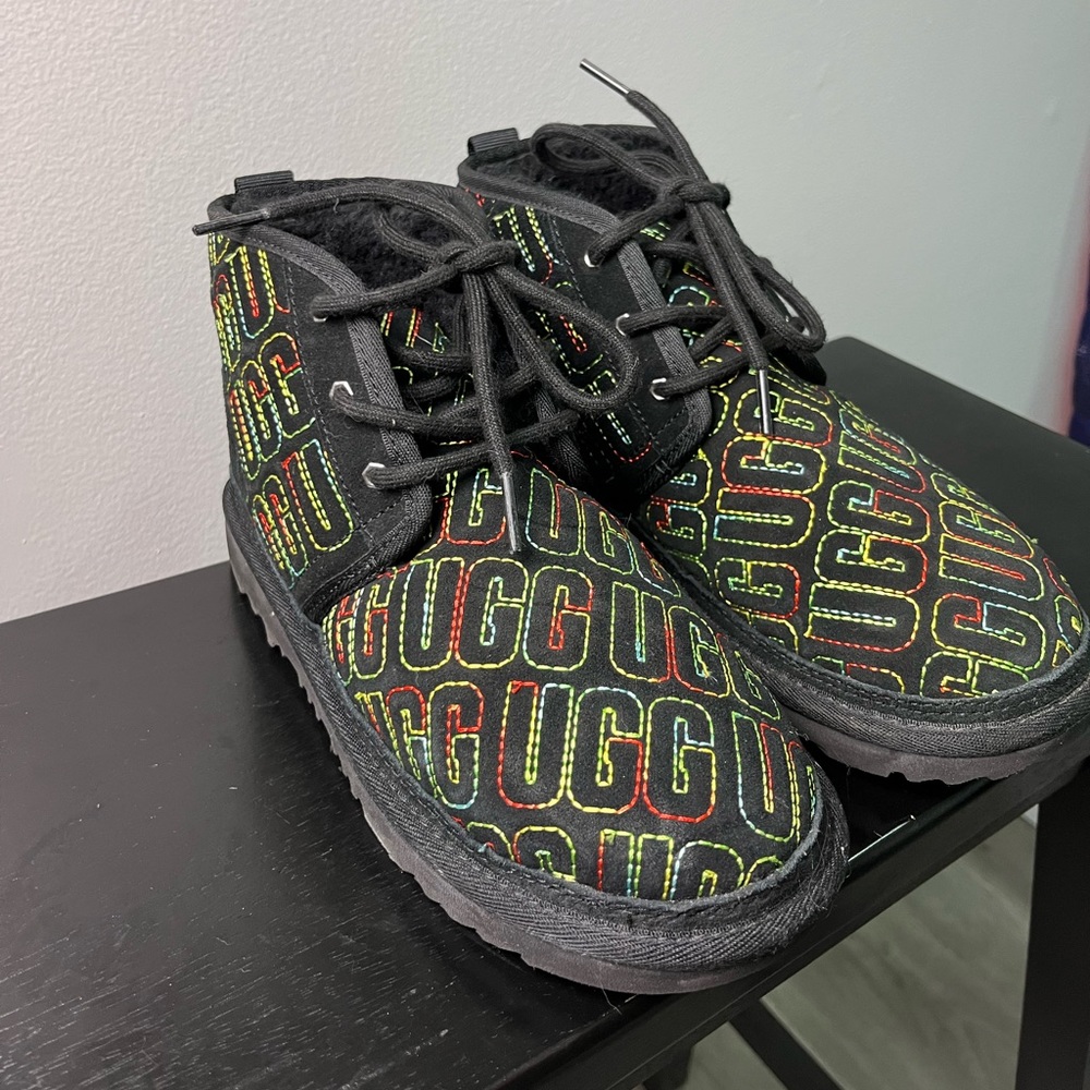 Multi-Color Print UGG Boots